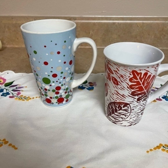 Starbucks Other - Lot of 2 STARBUCKS Holiday Coffee Mugs Thanksgiving Christmas.